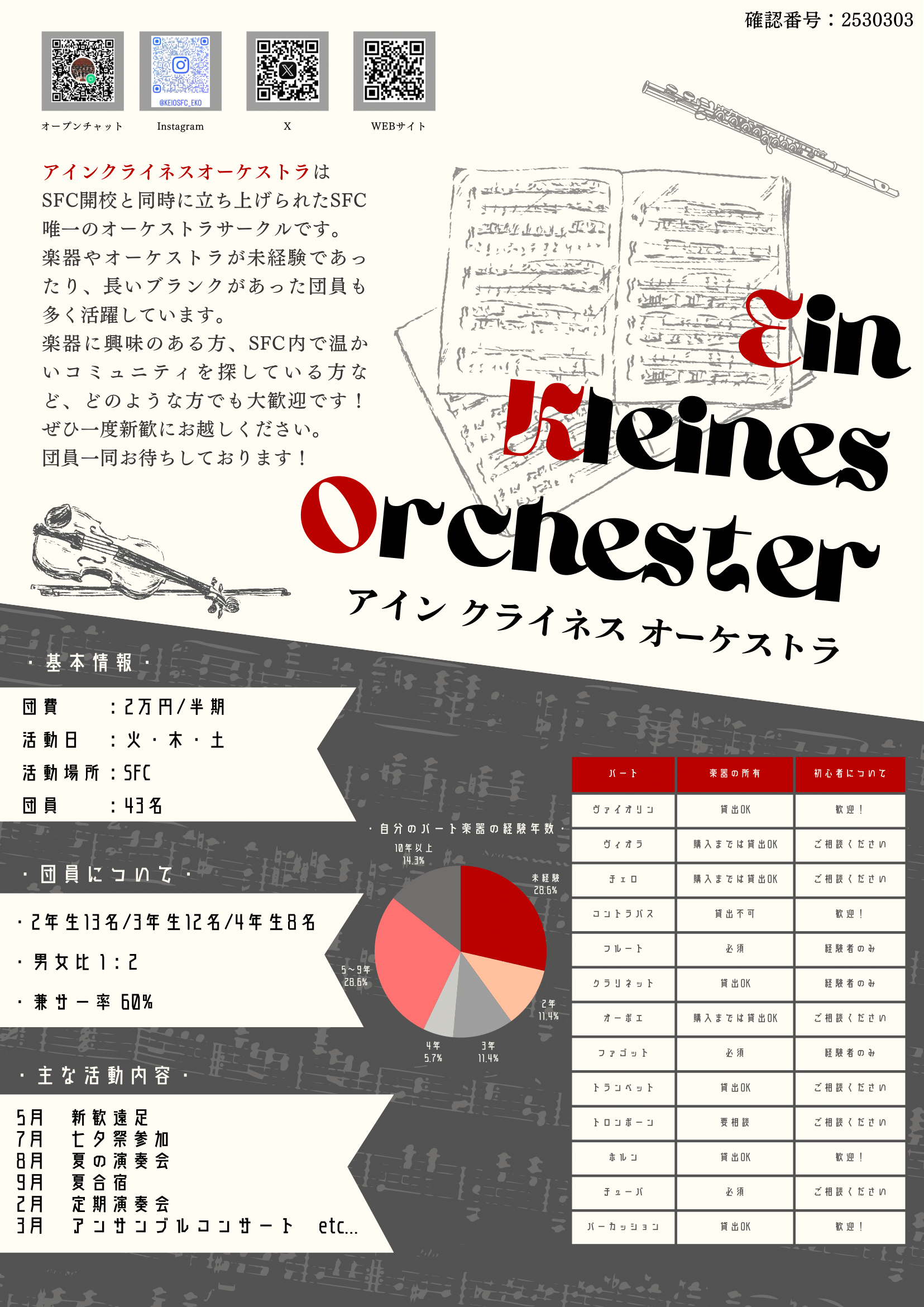 2025年度春新歓ポスター